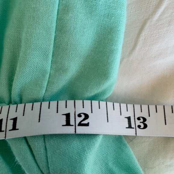 80s Vintage Aqua and White Tennis Sports Romper - Picture 8 of 10